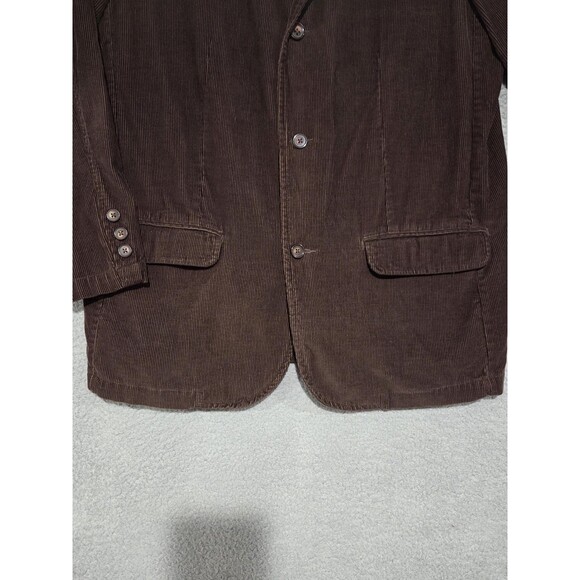 Sonoma Blazer Mens 2XL Brown Corduroy Sport Coat Classic Casual Fall Preppy - Picture 4 of 10